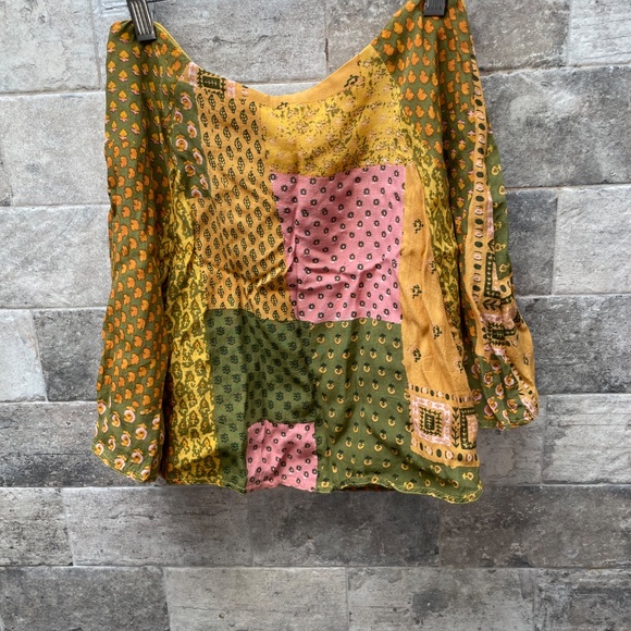 ❤️ URBAN OUTFITTERS PATCHWORK SKIRT SIZE SMALL - Picture 2 of 4